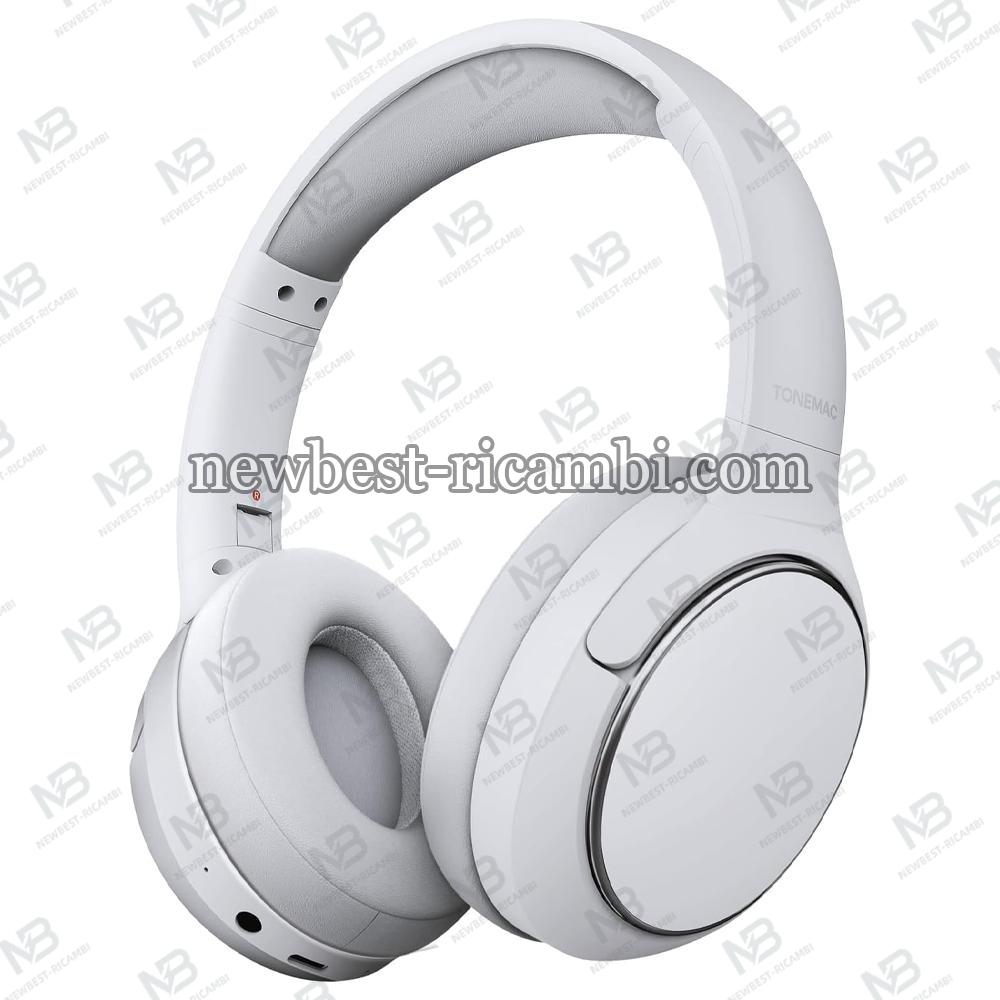 Tonemac H2 Wireless Headphones White In Blister