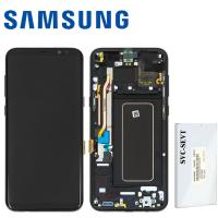 Samsung G955f Galaxy S8 Plus Touch + Lcd + Frame Black Service Pack
