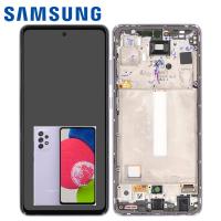 Samsung Galaxy A525 A52s A528 Touch + Lcd + Frame Violet Service Pack