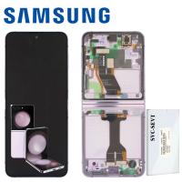 Samsung Galaxy F731 / Z Flip 5 5G Touch + Lcd + Frame Pink / Lavander Service Pack