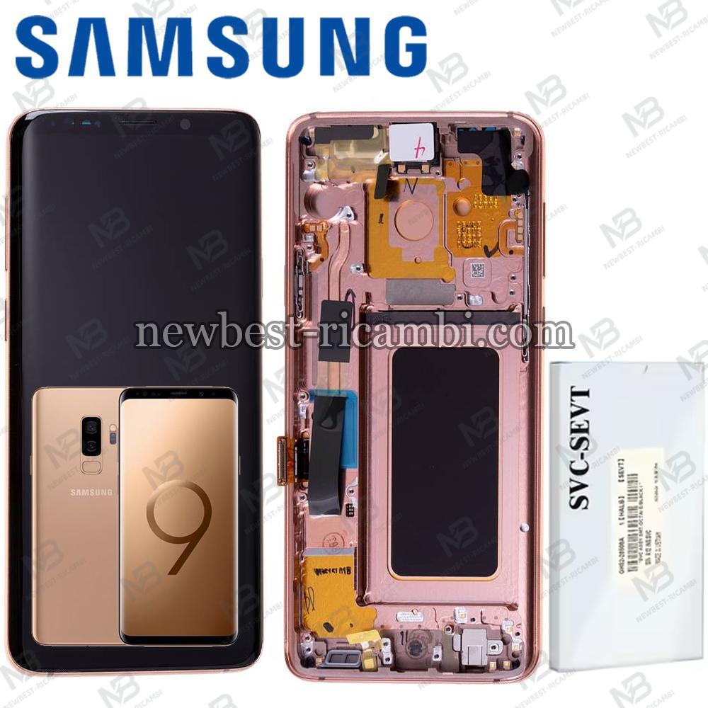 Samsung Galaxy S9 Plus G965f Touch+Lcd+Frame Gold Service Pack