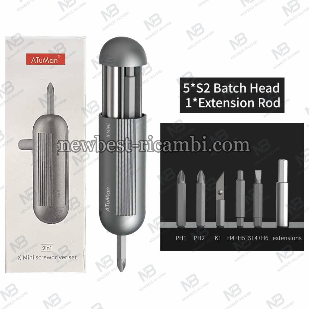 ATuMan Screwdriver Xmini Pocket Grey in Blister