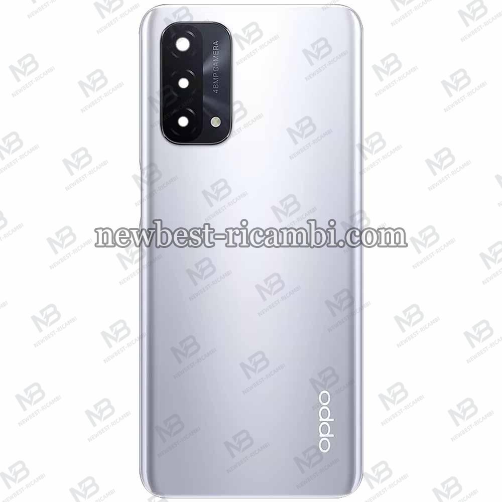 Oppo A93 5G (PCGM00) Back Cover + Camera Glass Silver