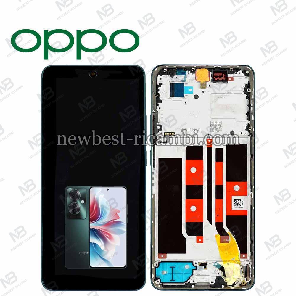 Oppo Reno 11 F 5G (CPH2603) / F25 Pro 5G Touch + Lcd + Frame Green Service Pack