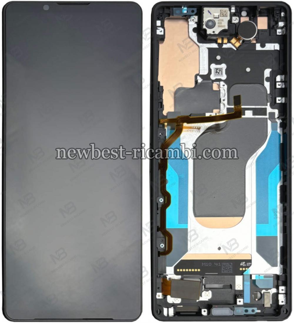 Sony Xperia 1 V Touch + Lcd + Frame Black Original