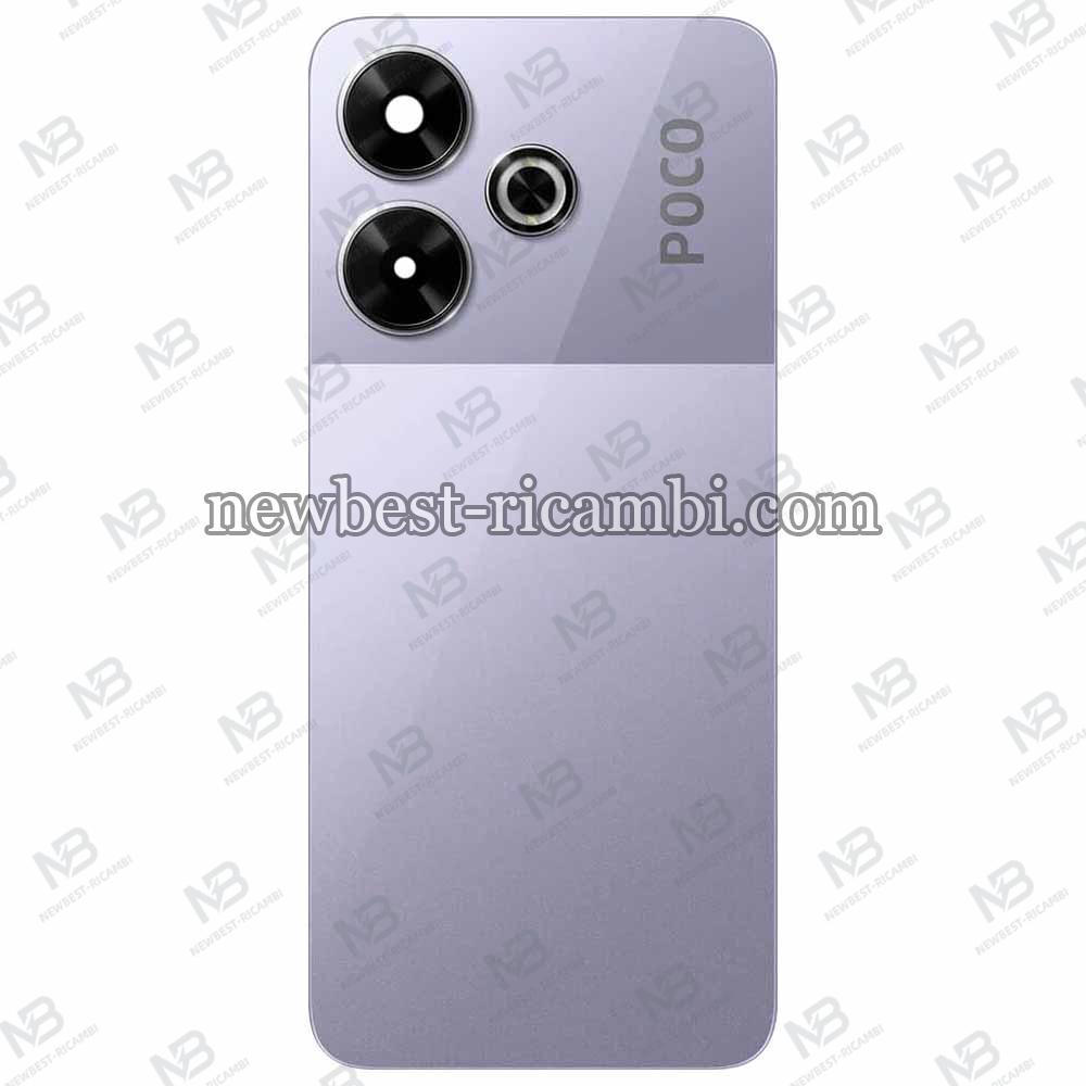 Xiaomi Poco M6 4G Back Cover + Camera Glass Purple