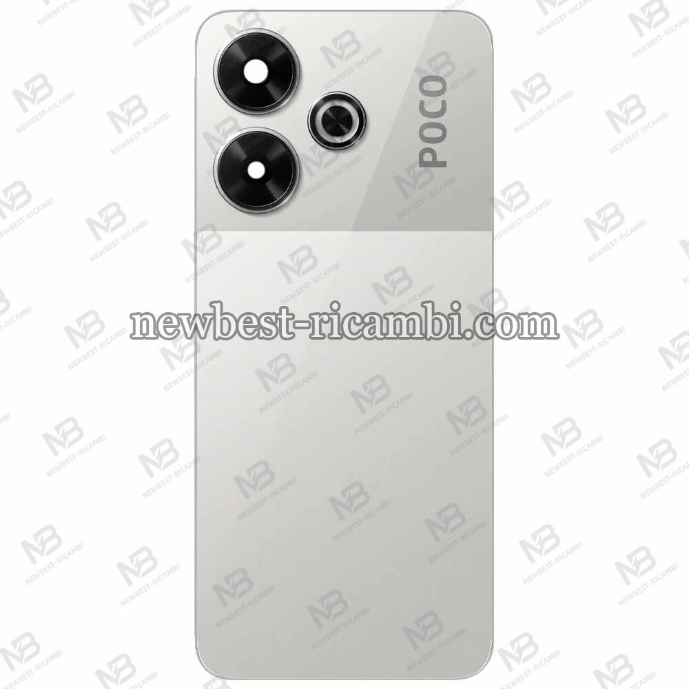 Xiaomi Poco M6 4G Back Cover + Camera Glass White