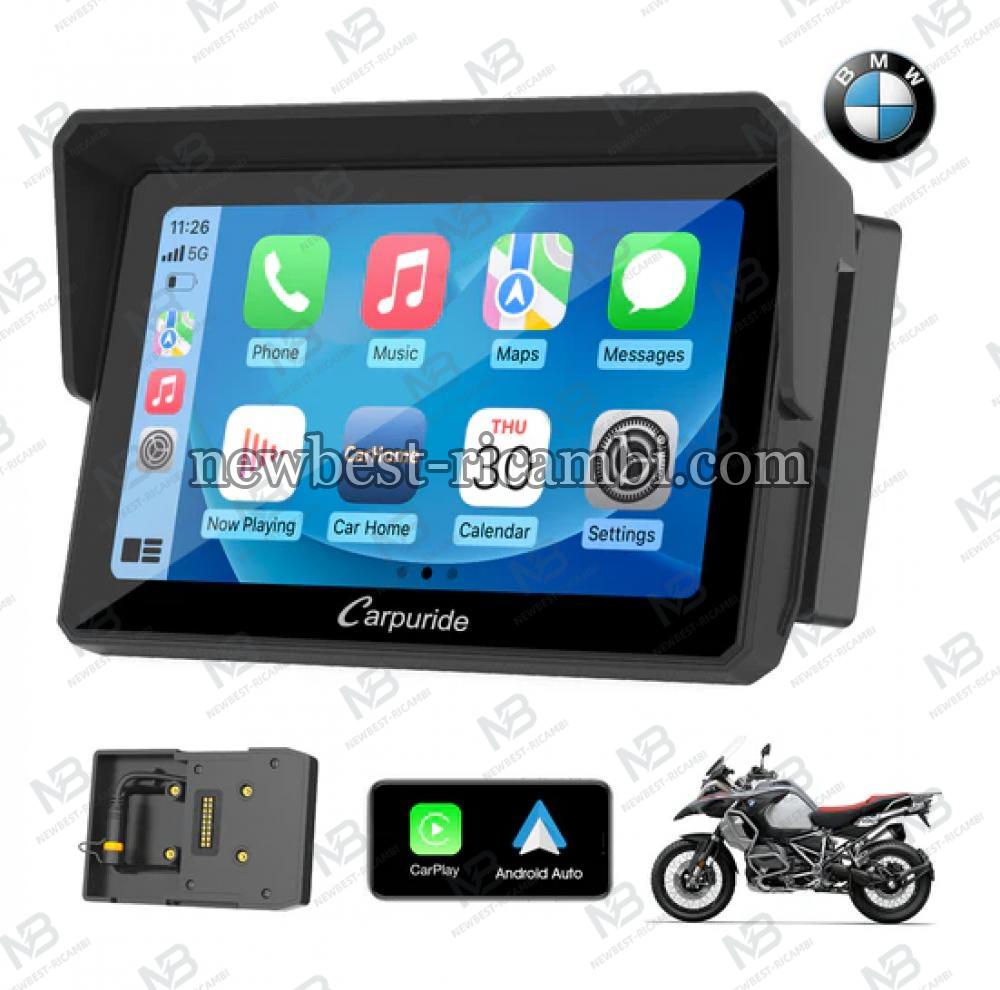 Carpuride W502 Motorcycle GPS Wireless Portable Carplay in Blister