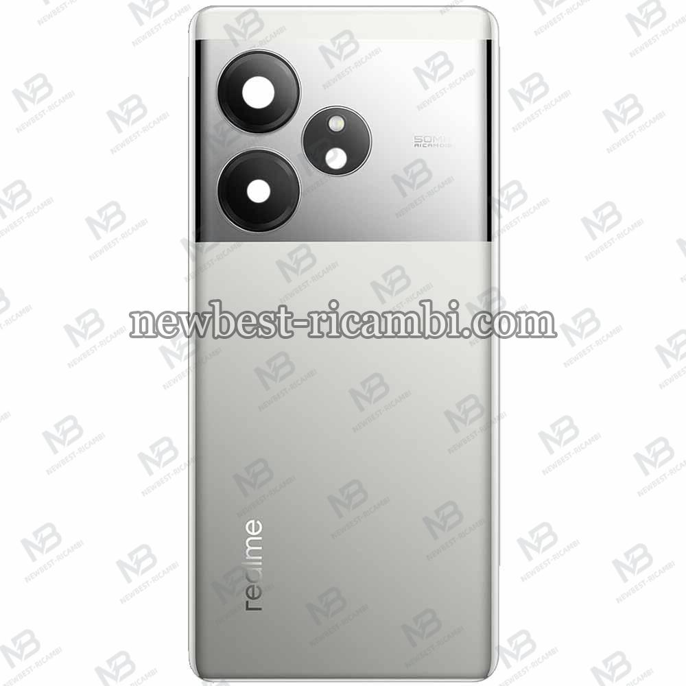 Realme GT 6 5G (RMX3851) Back Cover + Camera Glass White
