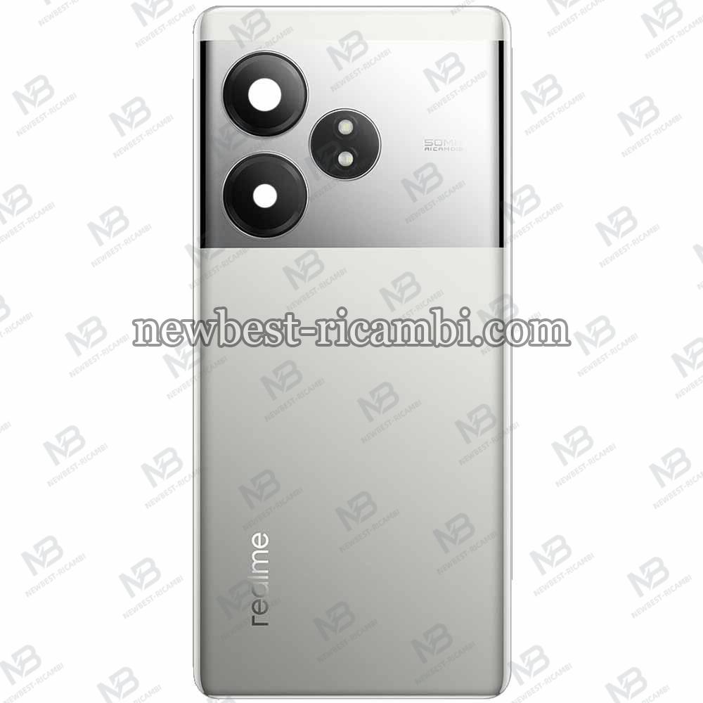 Realme GT 6T 5G (RMX3853) Back Cover + Camera Glass White