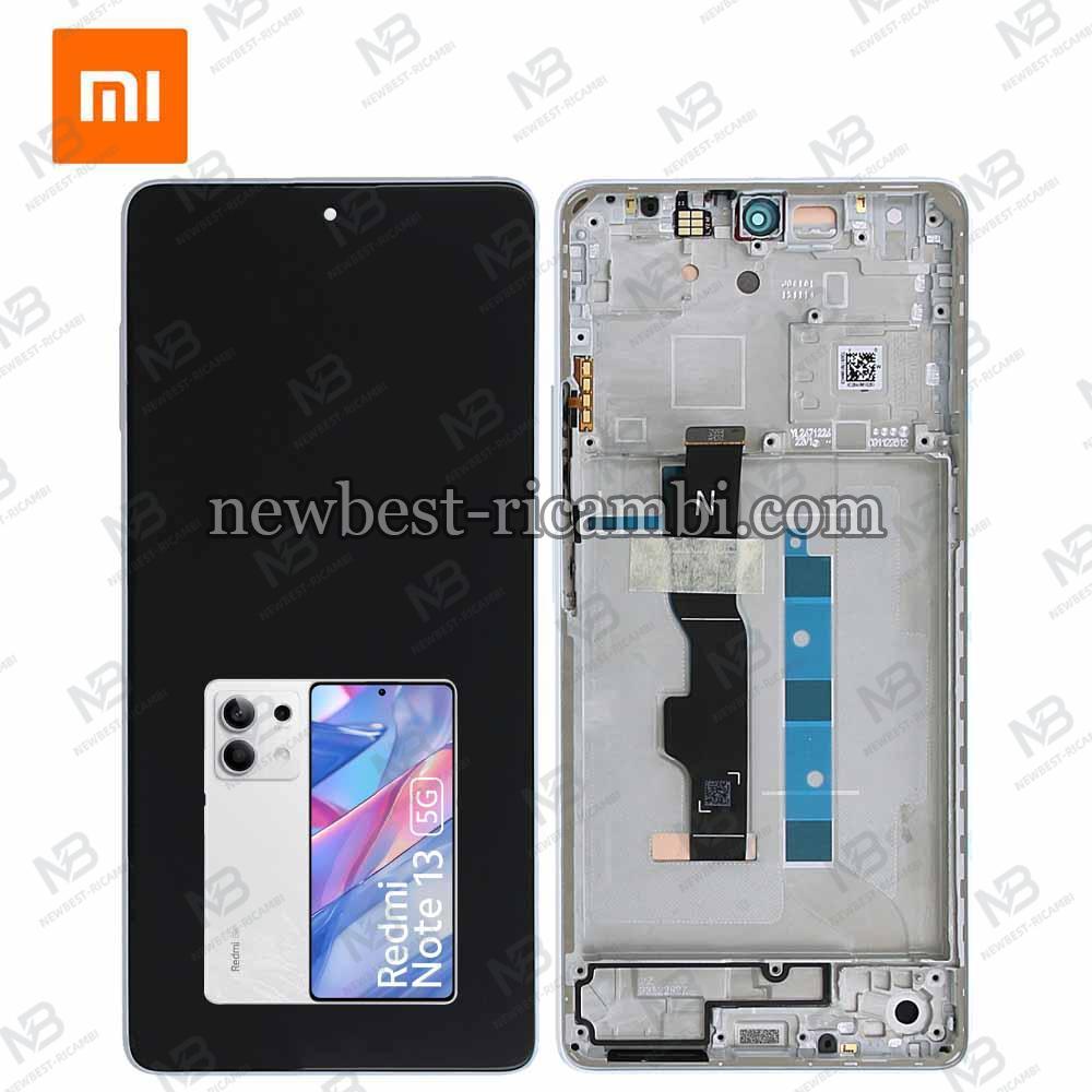 Xiaomi Redmi Note 13 5G Touch + Lcd + Frame White Service Pack