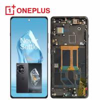 One Plus 12R Touch + Lcd + Frame Black Service Pack