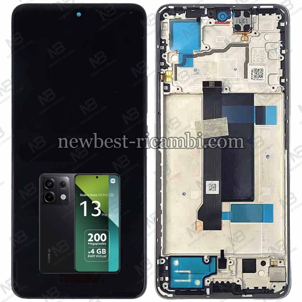 Xiaomi Redmi Note 13 Pro 5G / Xiaomi Poco X6 5G Touch + Lcd + Frame Black Original