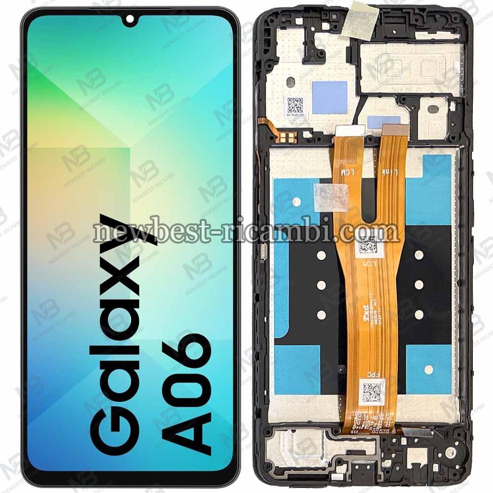​Samsung Galaxy A06 2024 A065F Touch + Lcd + Frame Black
