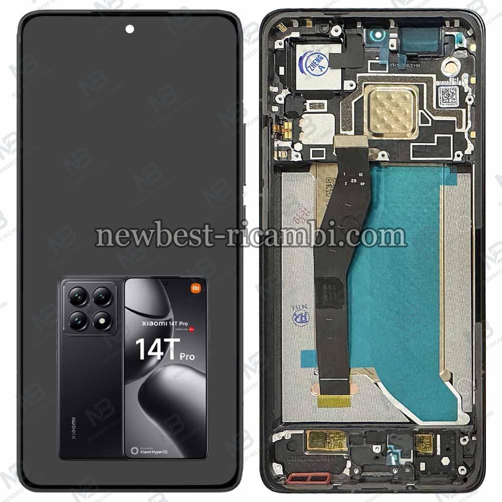 Xiaomi Mi 14T Pro 5G Touch + Lcd + Frame Black Original