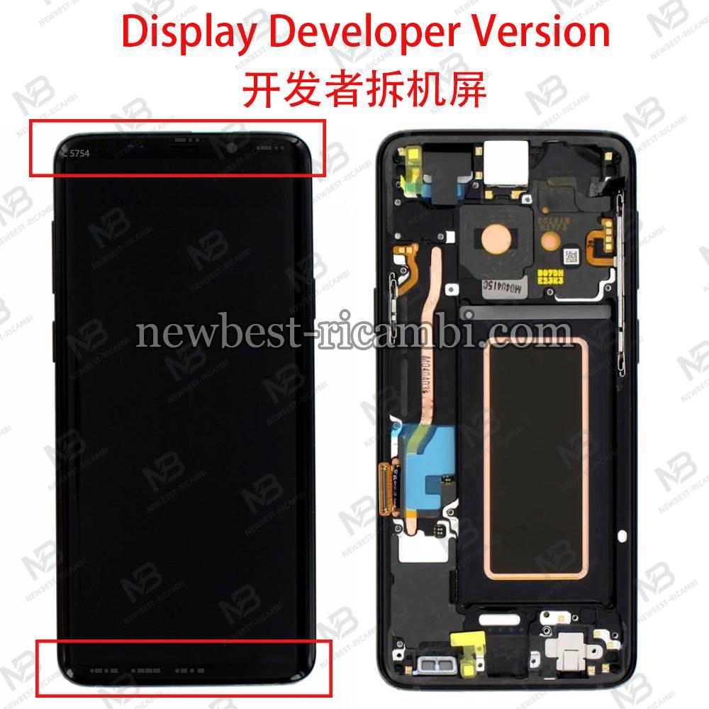 Samsung Galaxy S9 G960 Touch + Lcd + Frame (Developer Version) Black Disassembled Grade A