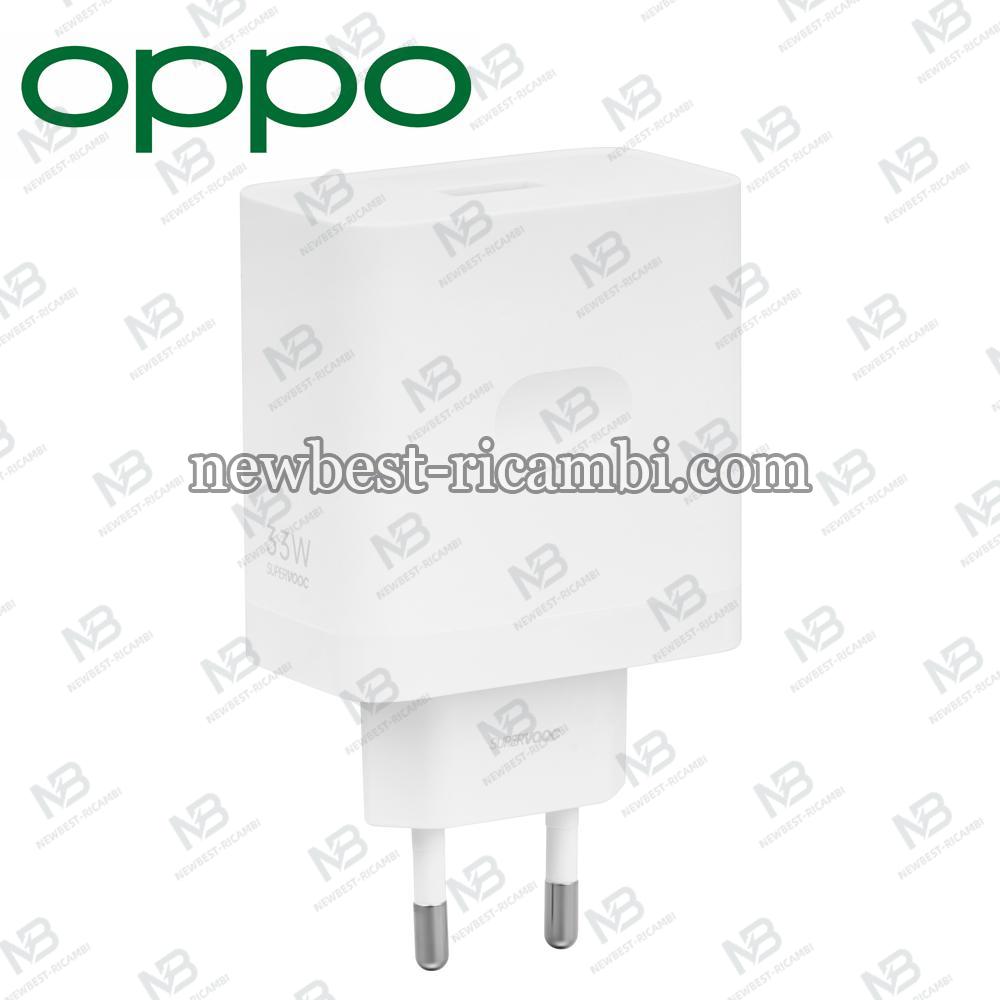 Wall Charger Oppo Quick Charge 33W 1x USB White 5474179 Original Bulk