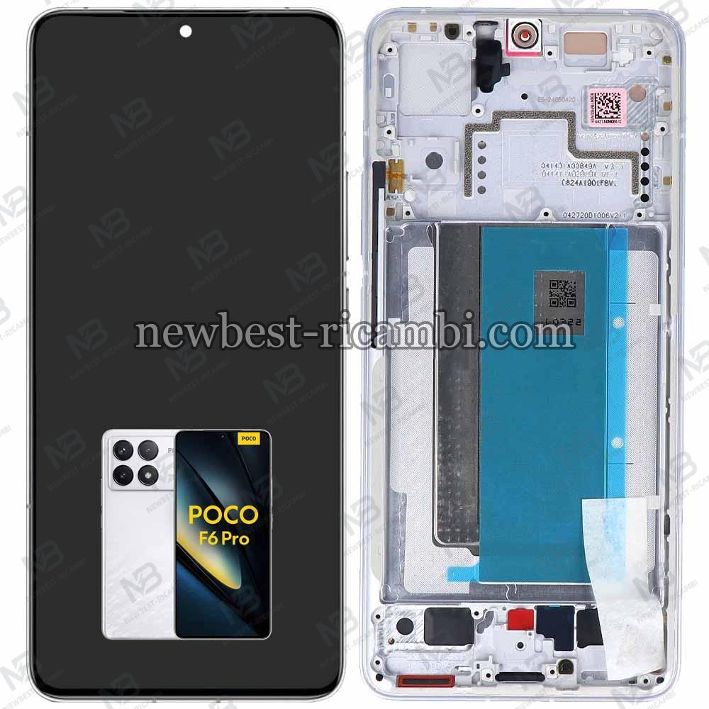 Xiaomi Poco F6 Pro 5G (2024) Touch + Lcd + Frame White