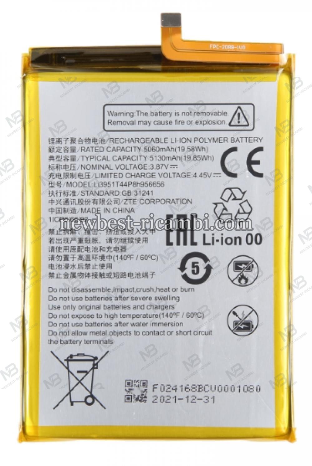 ZTE V40 Design Li3844T45P8h896546 Batteria