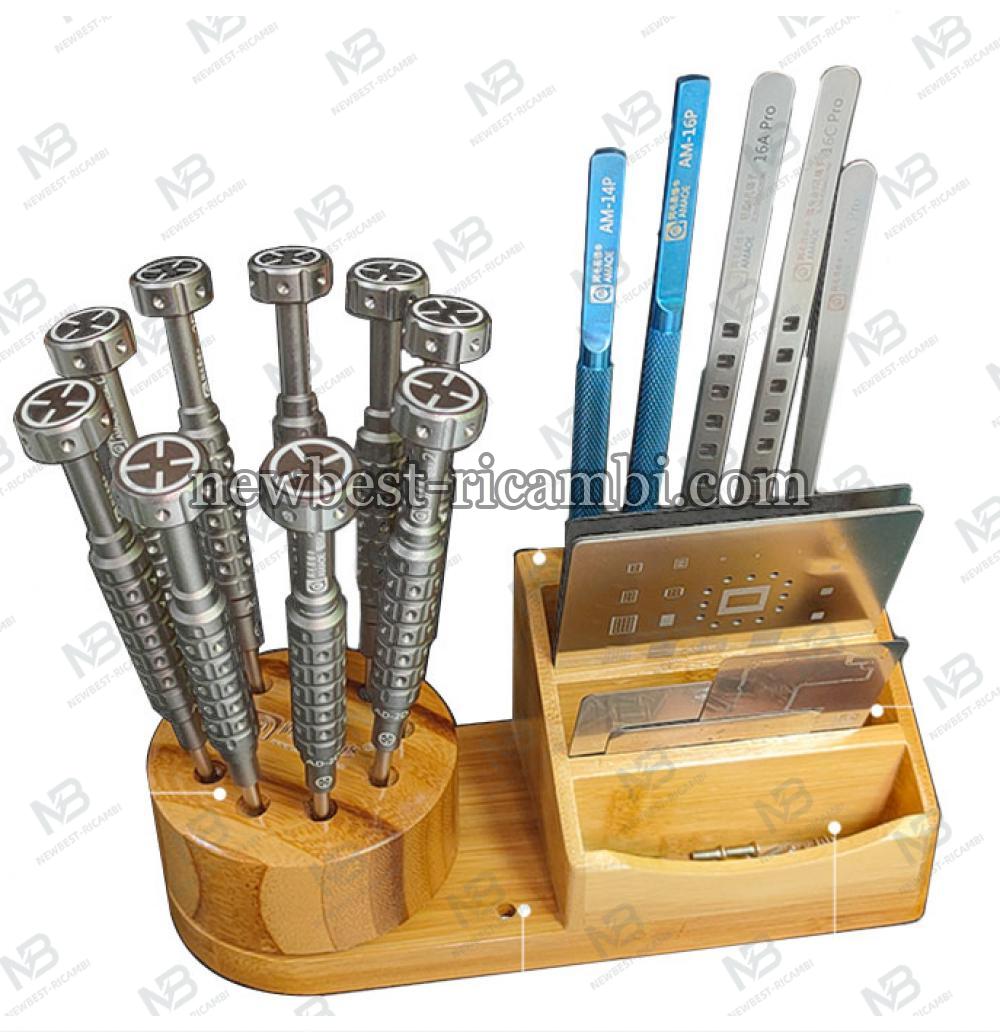 AMAOE M62 Bamboo Tool Storage Rack