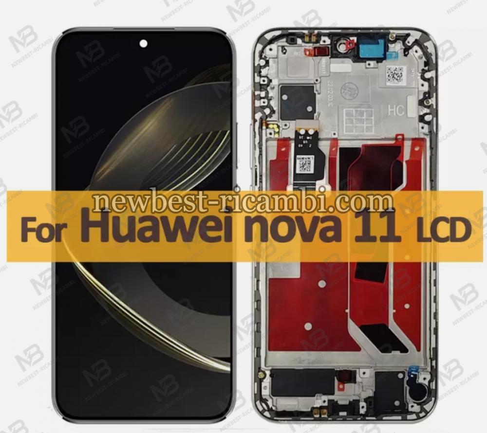 Huawei Nova 11 FOA-AL00 / FOA-LX9 Touch + Lcd + Frame Black Original