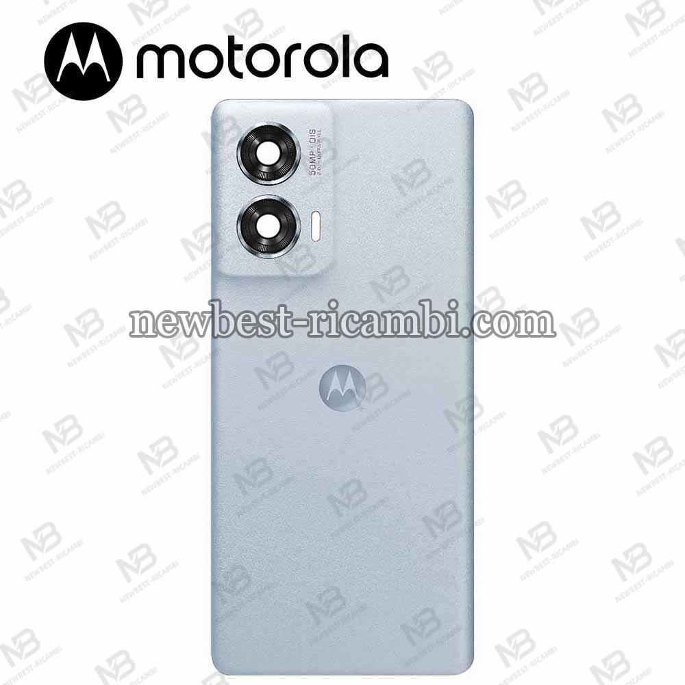 Motorola Edge 50 5G Fusion Back Cover + Camera Glass Blue Service Pack