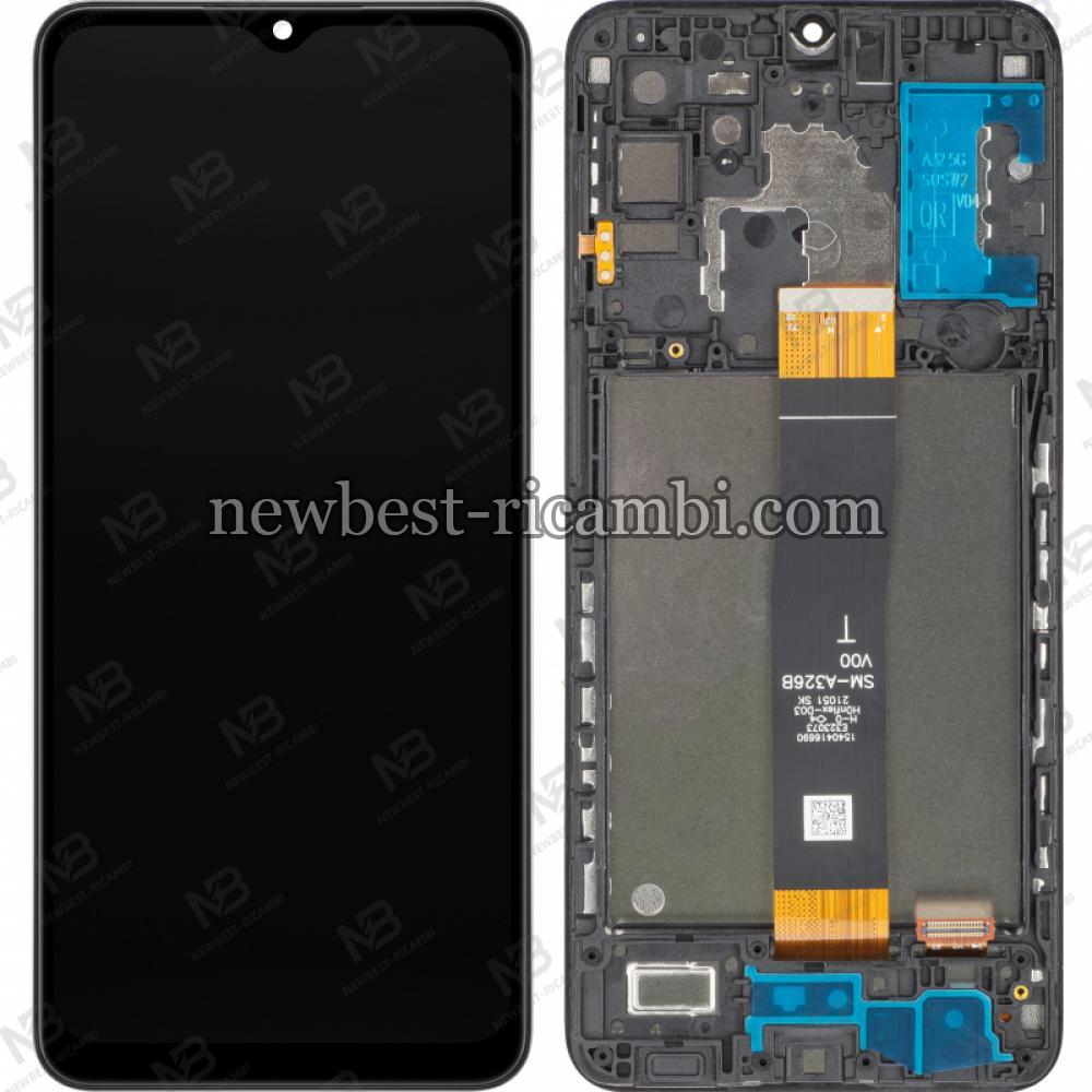 Samsung Galaxy A32 5G A326 Touch + Lcd + Frame Black
