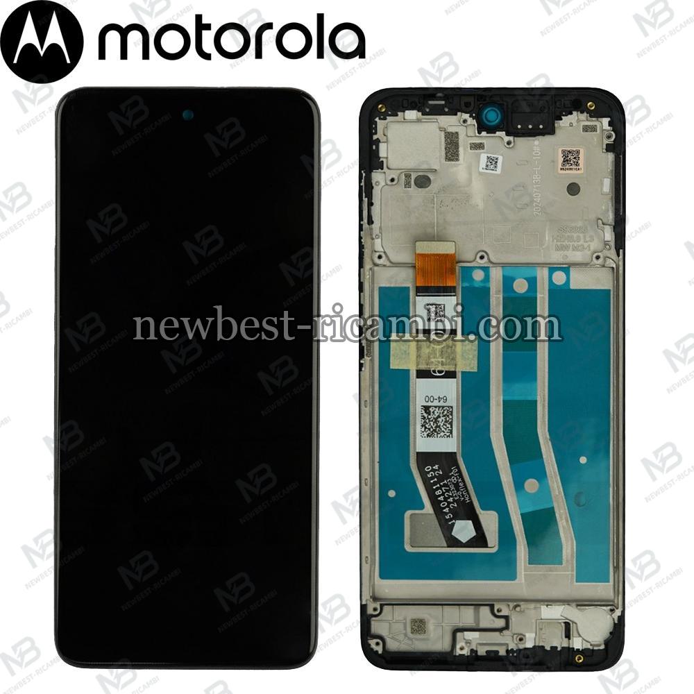 Motorola Moto G55 5G (2024) Touch + Lcd + Frame Black Service Pack