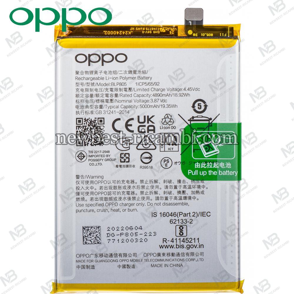 Oppo A11S / A16S / A53S / A54 5G / A55 5G / A74 5G / A93 5G BLP805 Battery Service Pack