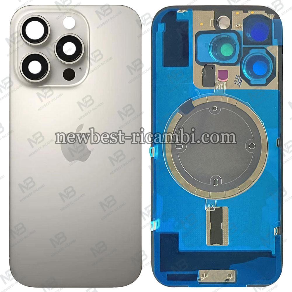 iPhone 16 Pro Back Cover Natural Titanium