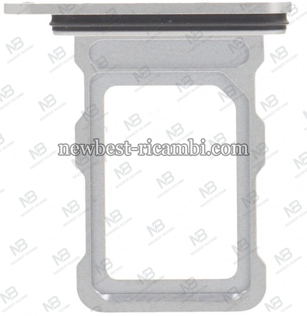 iPhone 16 Pro / iPhone 16 Pro Max Sim Tray White Titanium