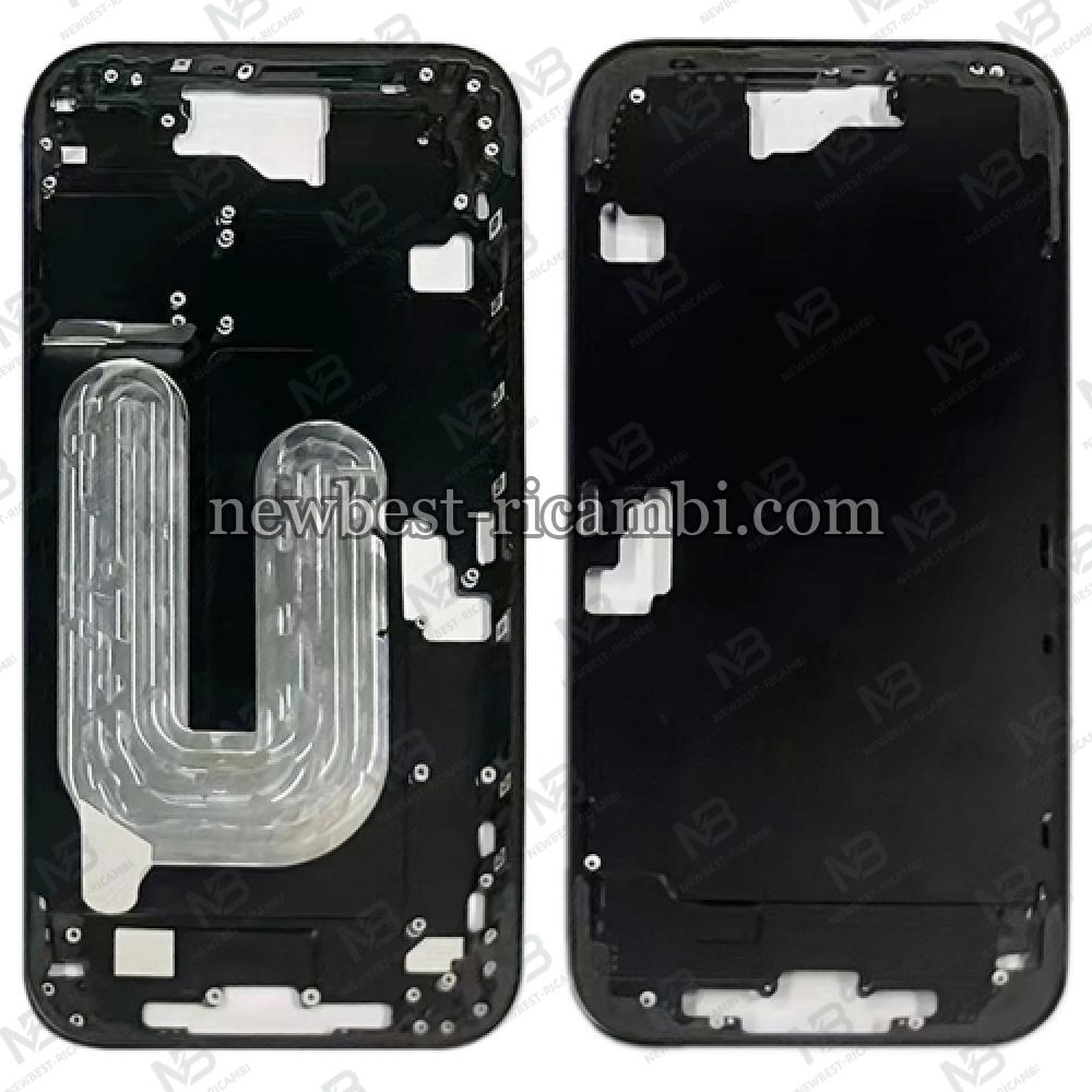 iPhone 16 Middle Frame + Side Key Black