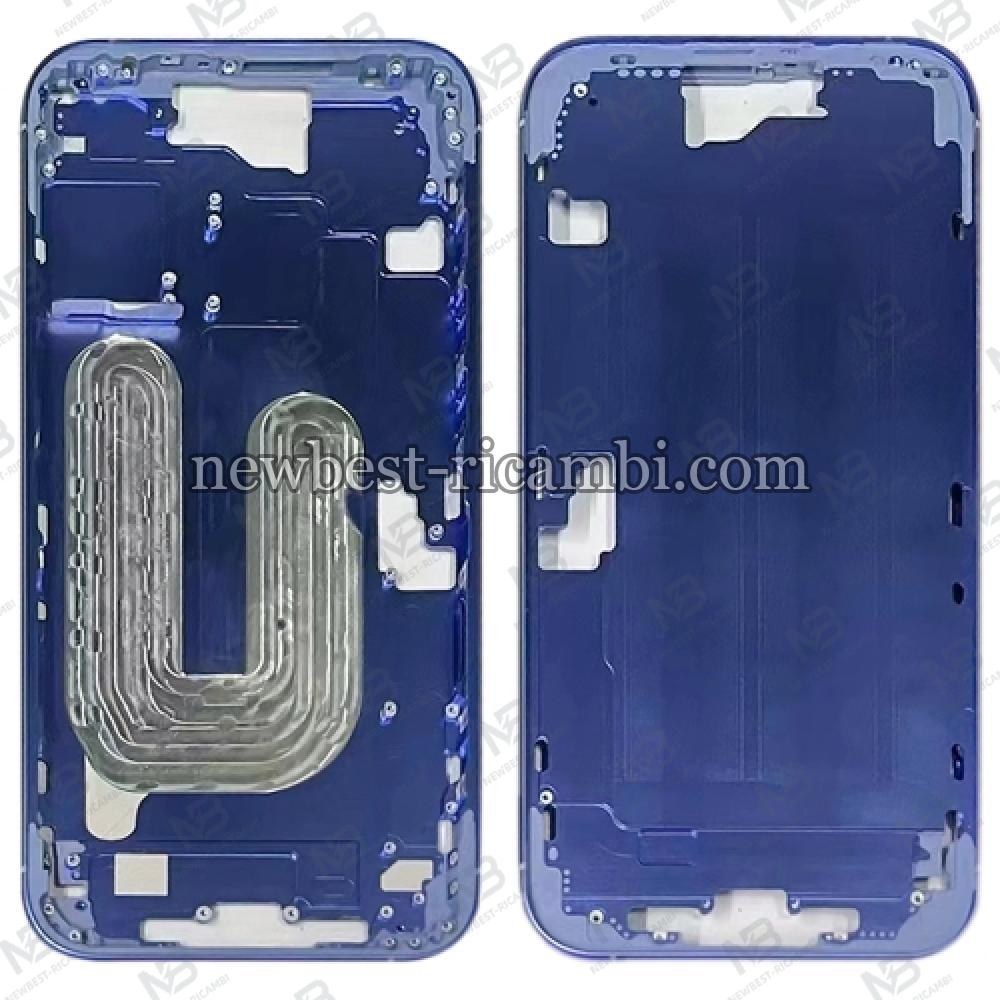 iPhone 16 Middle Frame + Side Key Blue