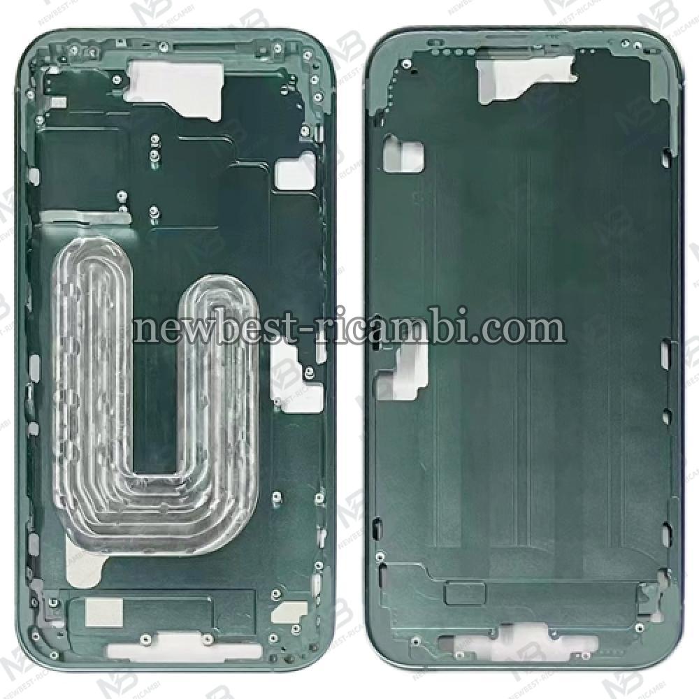 iPhone 16 Middle Frame + Side Key Green