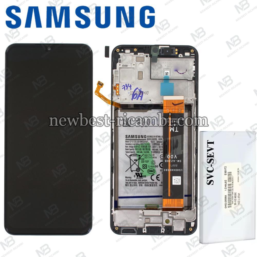 Samsung A23 5G A236 Touch + Lcd + Frame + Battery Service Pack