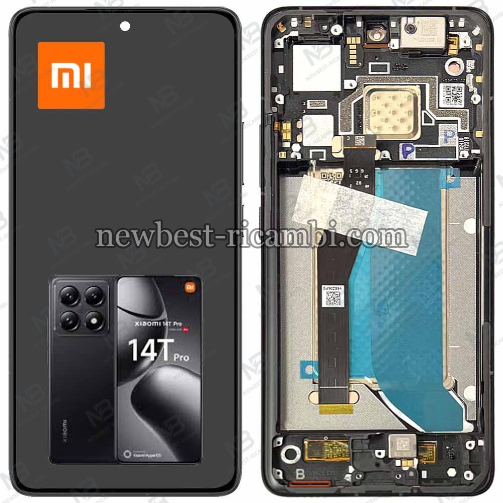 Xiaomi Mi 14T Pro 5G Touch + Lcd + Frame Black Service Pack