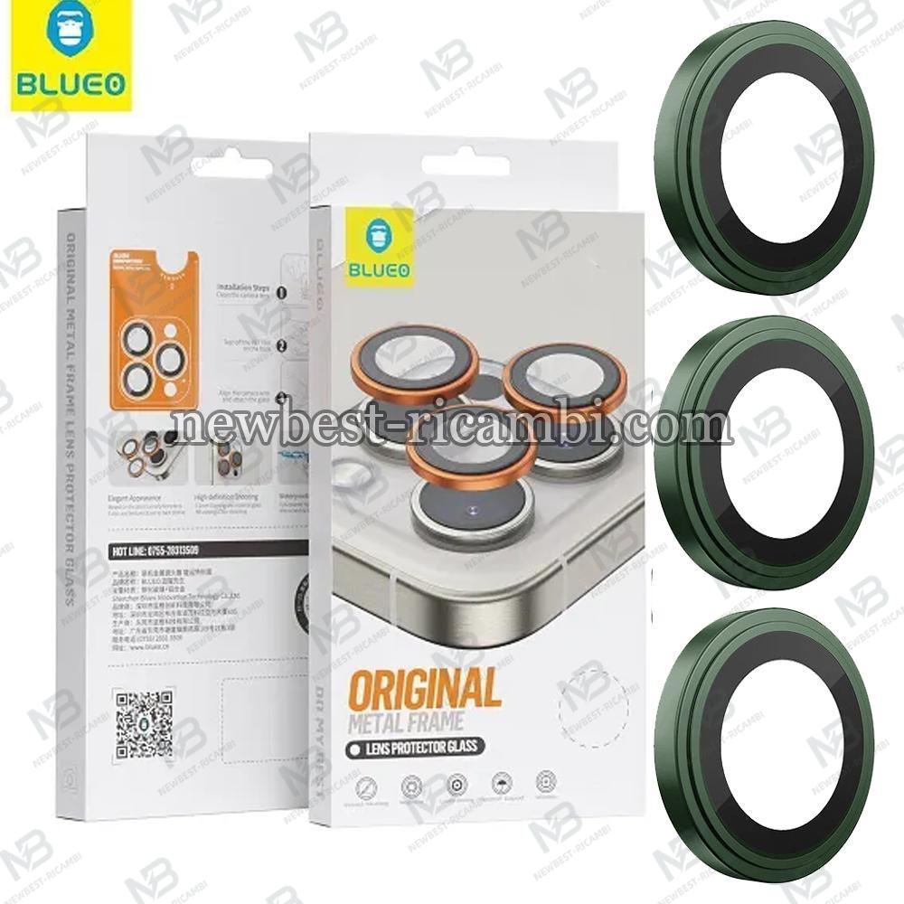 Blueo Original Metal Frame Lens Protector Glass iPhone 13 Pro / 13 Pro Max Alpine Green In Blister