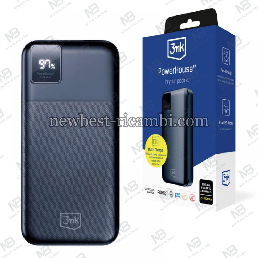 Powerbank 3MK PowerHouse 20000mAh 22.5W QC + PD Black In Blister