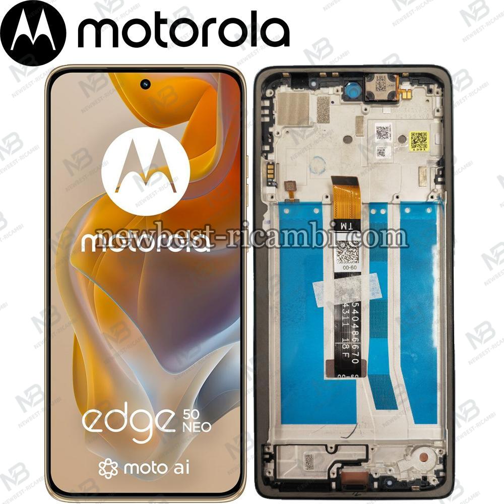 Motorola Edge 50 Neo 5G (XT2409) Touch + Lcd + Frame Latte / Beige Service Pack