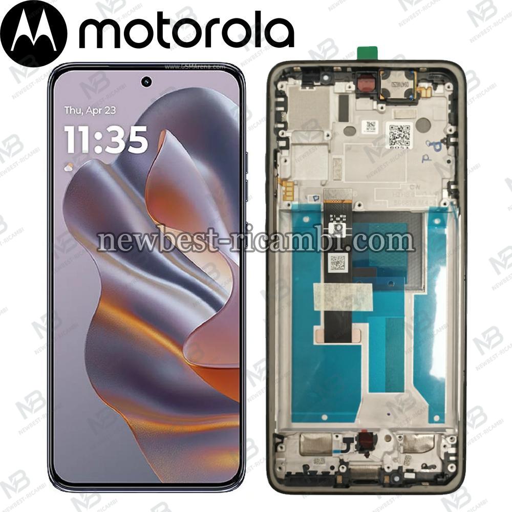 Motorola Edge 50 Neo 5G (XT2409) Touch + Lcd + Frame Gray / Grisaille Service Pack