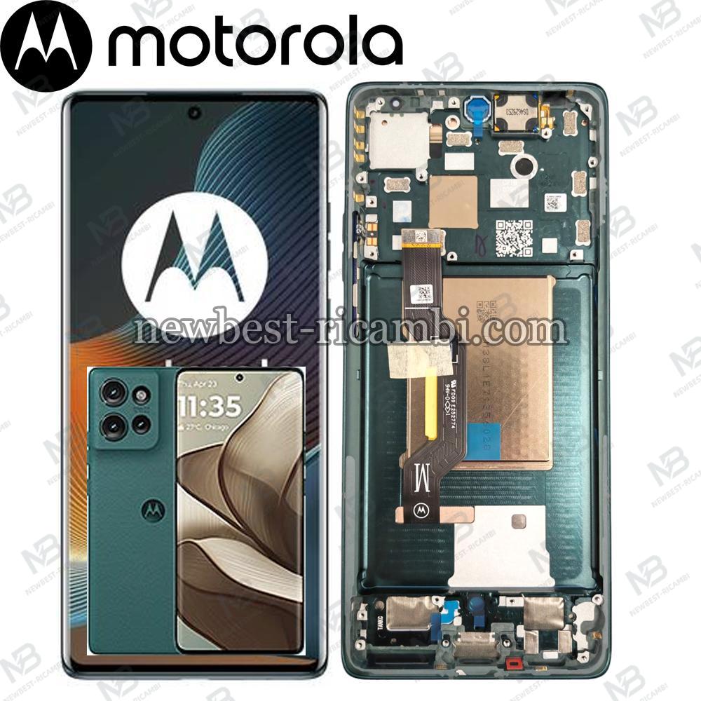 Motorola Edge 50 5G (XT2407) Touch + Lcd + Frame Green Service Pack