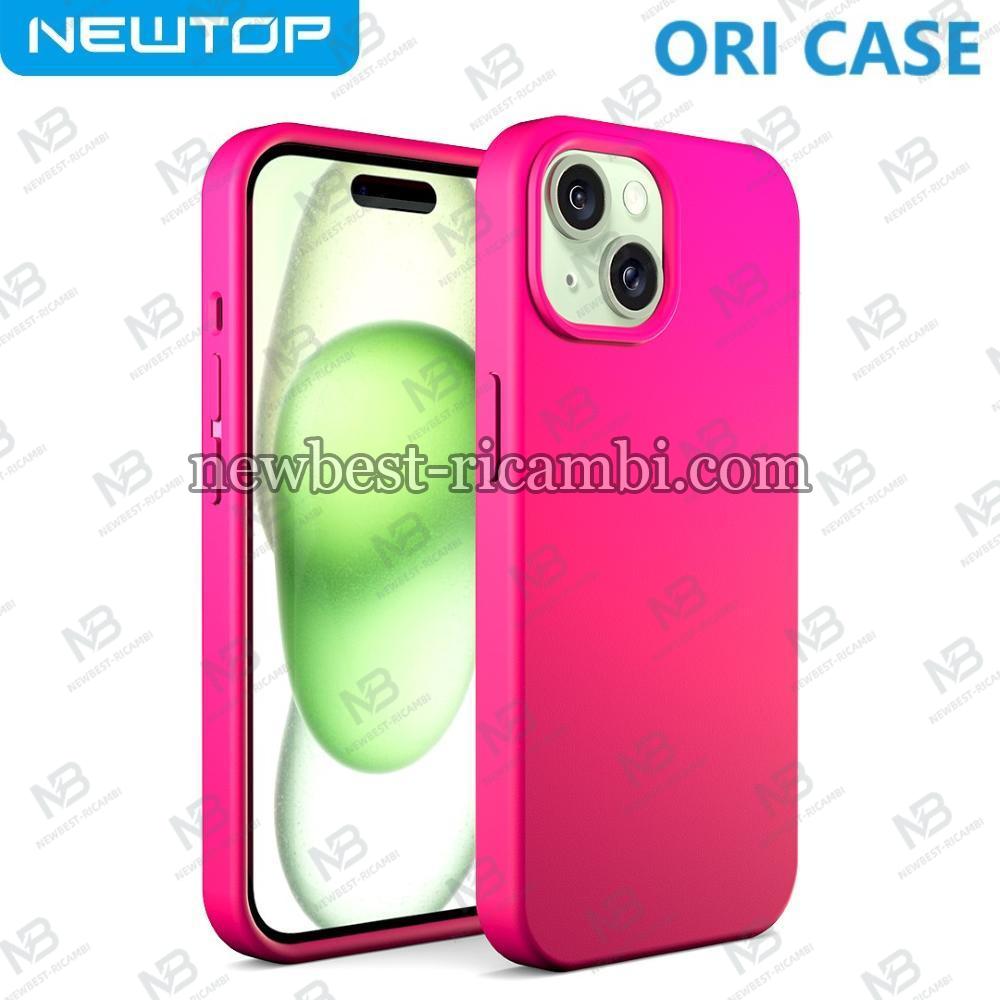 NEWTOP ORI CASE COVER APPLE IPHONE 15 (APPLE - Iphone 15 - Fuxia)