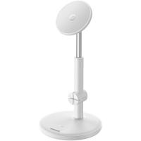 Magnetic Phone Holder Baseus MagPro for Apple iPhone White B10564100211-00 In Blister