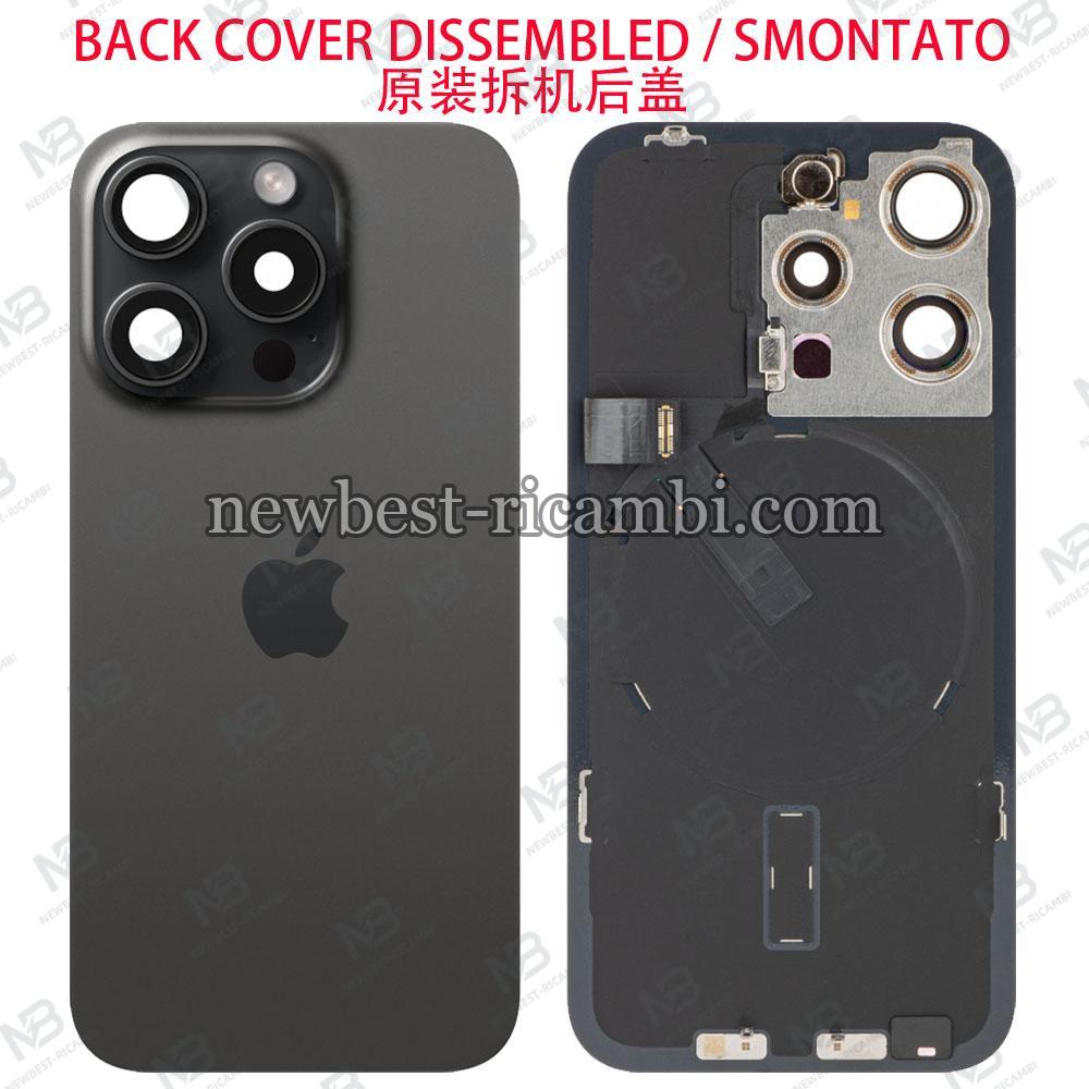iPhone 15 Pro Back Cover + Wireless Charge Black Dissembled Grade A Original