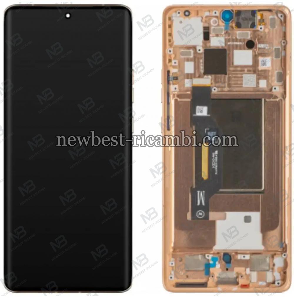 Motorola Edge 50 5G (XT2407) Touch + Lcd + Frame Pink Original