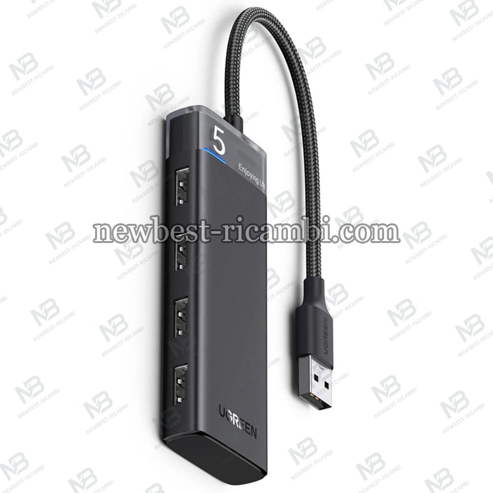 USB-A Hub Ugreen CM653 4 x USB-A 3.0 Black in Blister