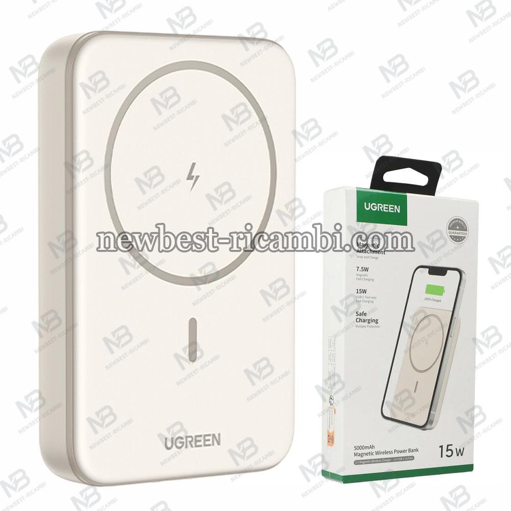 Powerbank UGREEN PB560 5000mAh 15W PD + QI Beige in Blister