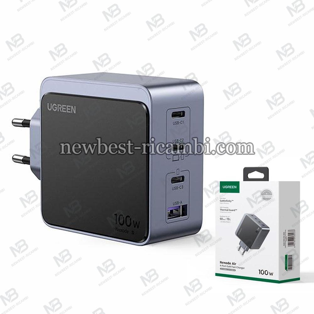 Wall Charger UGREEN X565 Nexode Air 100W 5A 1 x USB-A - 3 x USB-C Grey in Blister