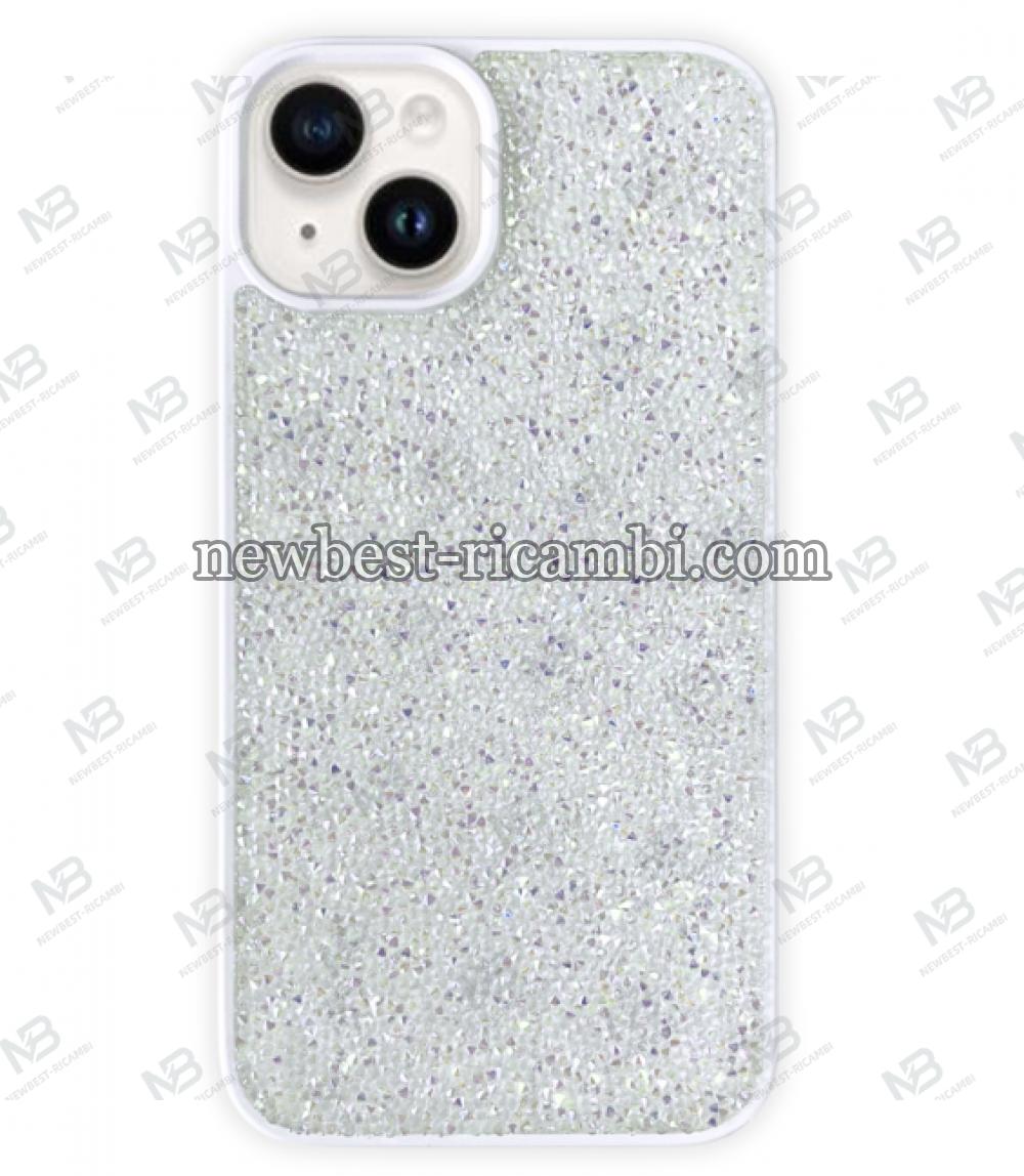 NEWTOP CV48 STAR DIAMOND PER APPLE IPHONE 14 PRO Bianco