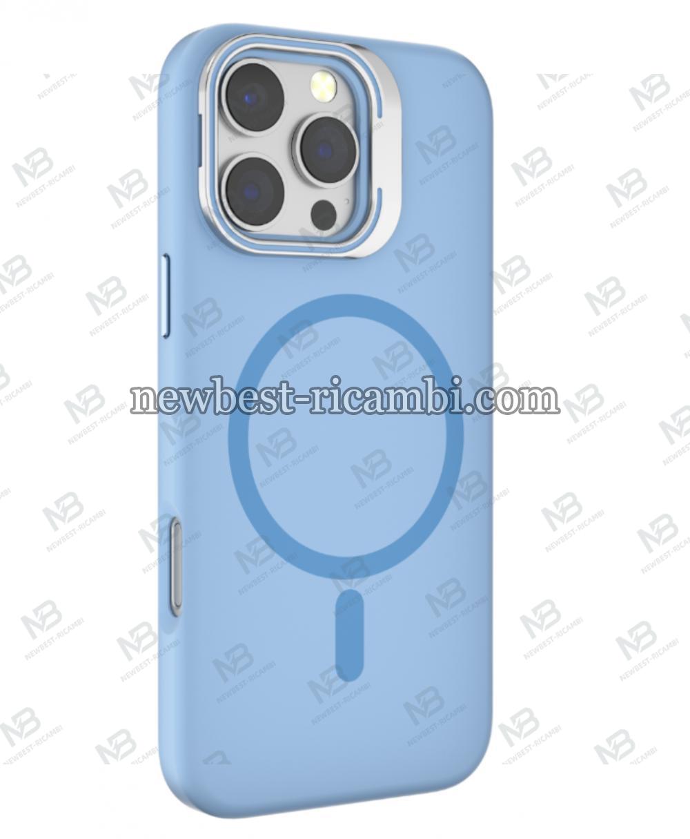 NEWTOP CV47-13 SUPPORTO CON VETRO PER FOTOCAMERA IPHONE 14 Blu
